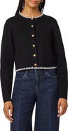 Scotch & Soda Crochet Trim Cardigan