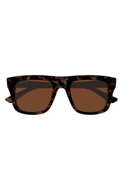 GG2242S 51mm Polarized Gradient Square Sunglasses