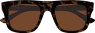 Gucci GG2242S 51mm Polarized Gradient Square Sunglasses