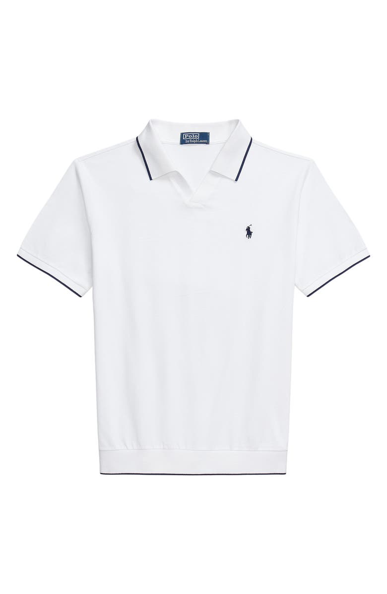 Polo Ralph Lauren Jacquard Mesh Polo, Alternate, color, White