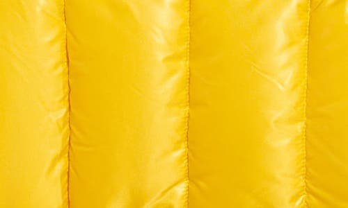 Kenneth Cole New York Hooded Puffer Jacket In Yellow