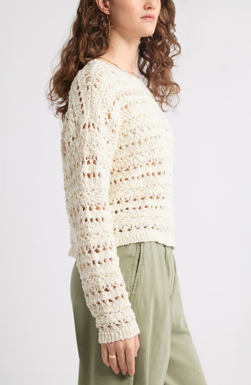 Treasure & Bond Open Stitch Cotton Sweater