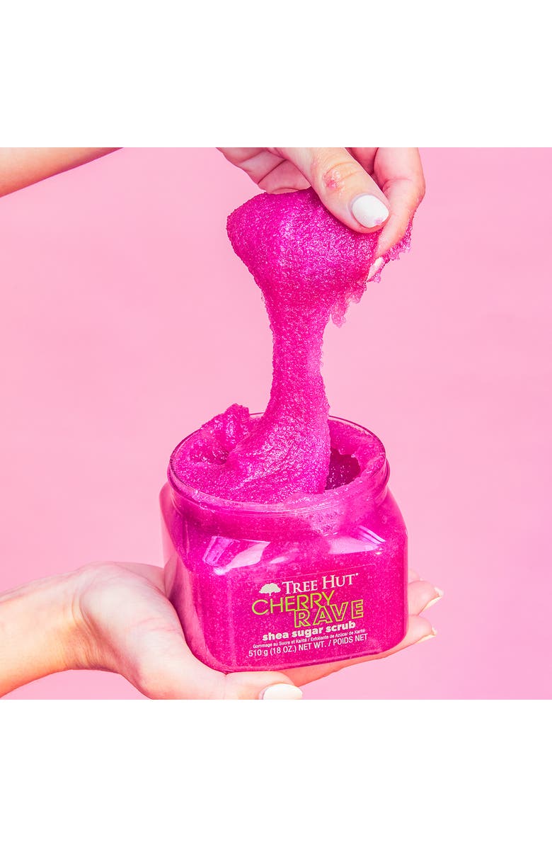 Tree Hut Cherry Rave Shea Sugar Scrub, Alternate, color, 