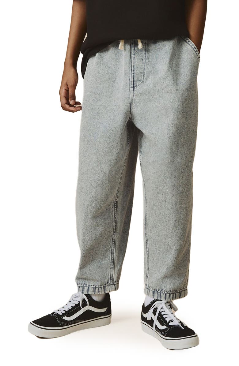 NEXT Kids' Denim Joggers, Alternate, color, Grey