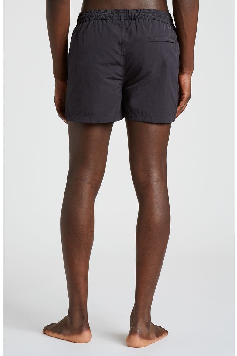 Stripe Swim Trunks, Alternate, color, 79 BLACK