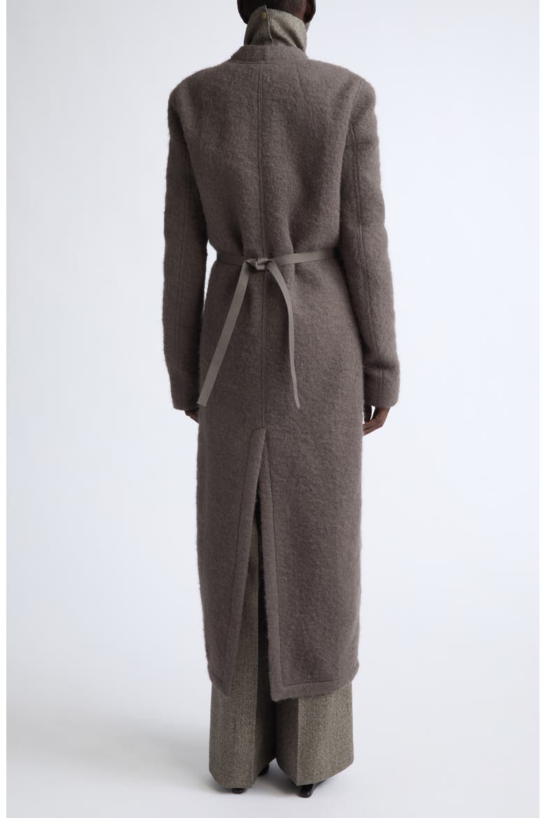 Lab Leather Coat, Alternate, color, DARK DUST