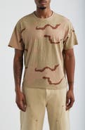 Elwood Slub Print Cotton Crewneck T-Shirt