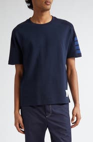 Thom Browne Milano 4-Bar Cotton T-Shirt