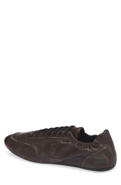 Prada Collapse Low Top Sneaker In Brown