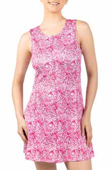 TailorByrd Paisley Print Sleeveless Performance Dress