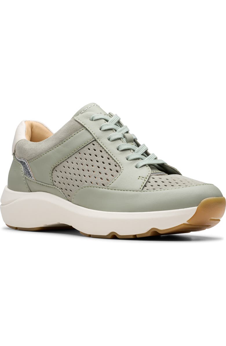 Clarks<sup>®</sup> Tivoli Walk Sneaker, Main, color, Light Green