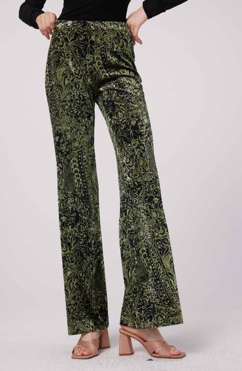 Ruthette Paisley Velvet Pants