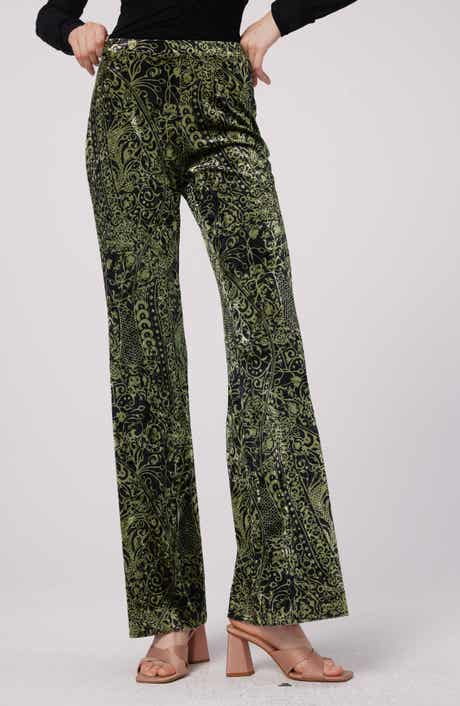 Ruthette Paisley Velvet Pants