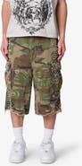 mnml Pearled Camo Cargo Shorts