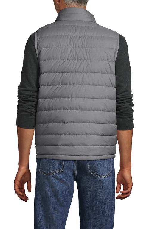 Lands' End Wanderweight Ultralight Packable Down Vest In Gray