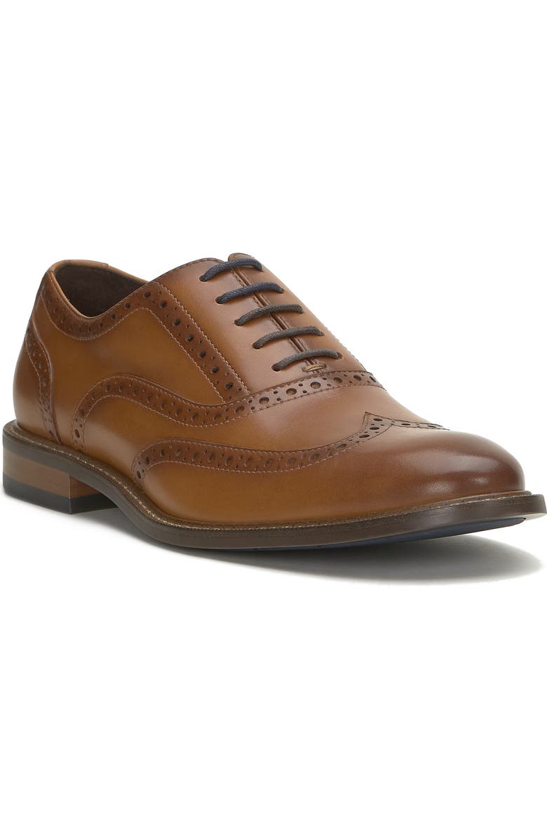 Vince Camuto Lazzarp Leather Oxford Shoe, Main, color, Brown 01