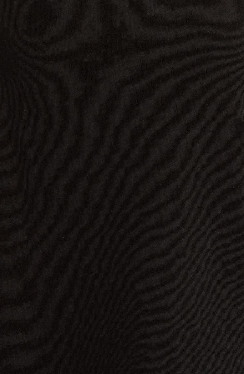 Year of Ours Flow Crop Cotton Muscle Tank, Alternate, color, Black