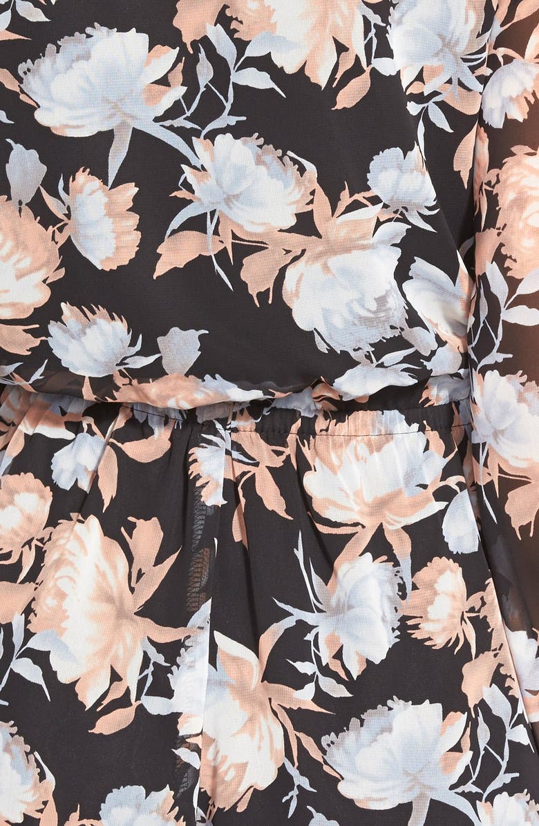 ASTR the Label ASTR Surplice Front Romper, Alternate, color, 