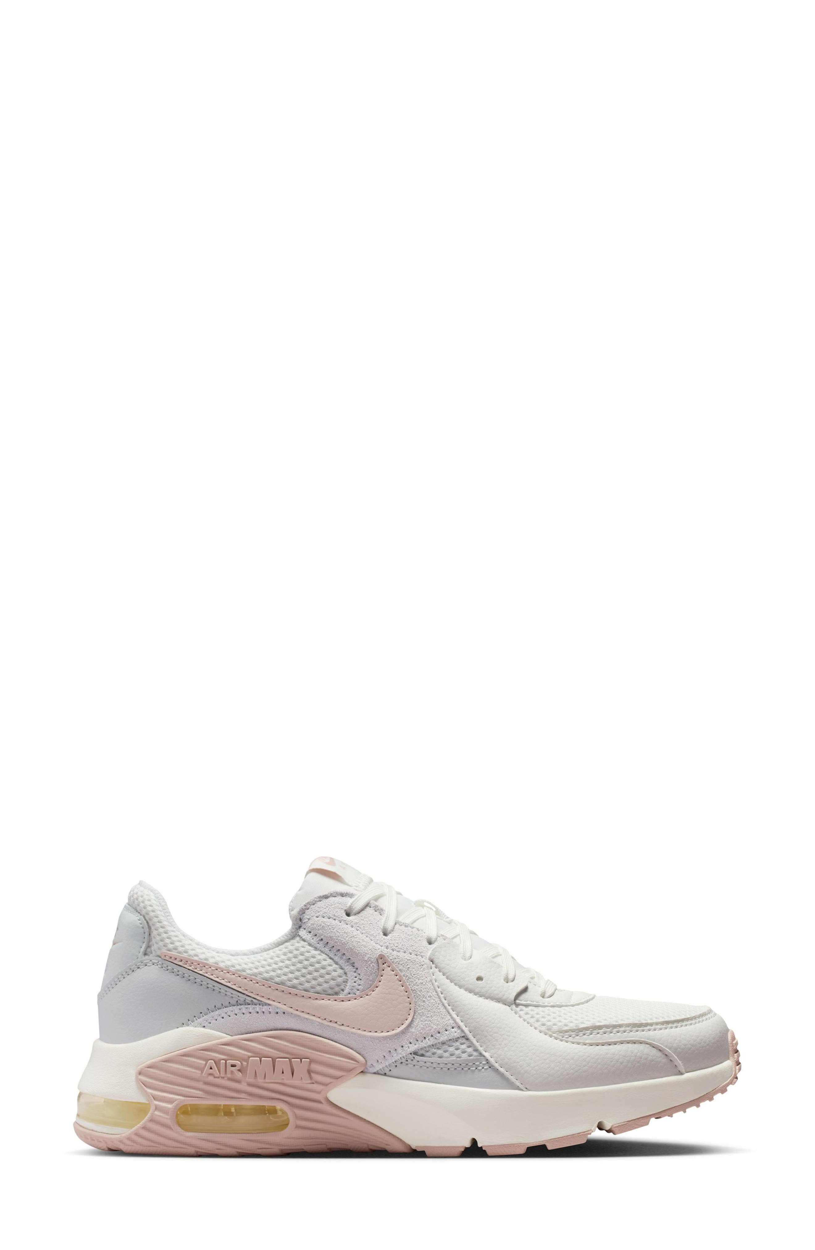 Nike Air Max Excee Sneaker, Alternate, color, Summit White/ Pink/ Platinum