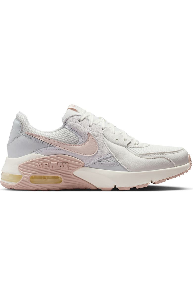 Nike Air Max Excee Sneaker, Alternate, color, Summit White/ Pink/ Platinum