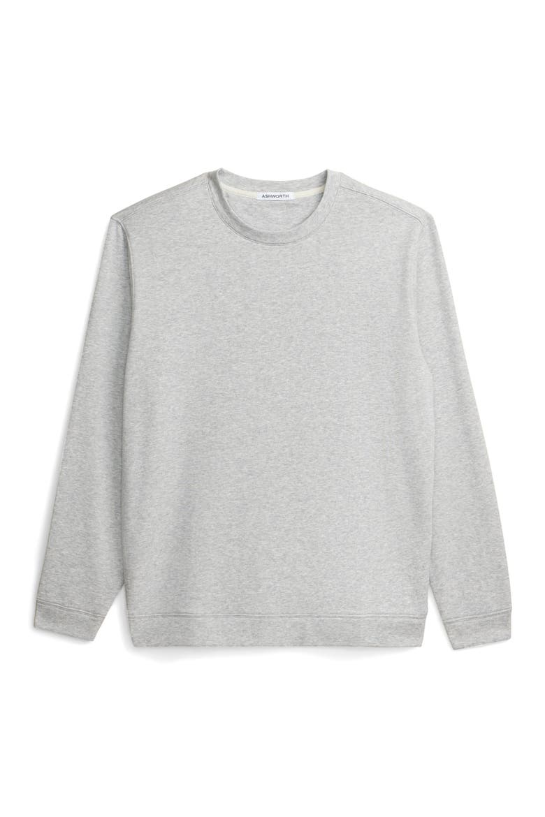 Terry Twillback Crew, Alternate, color, Grey Heather
