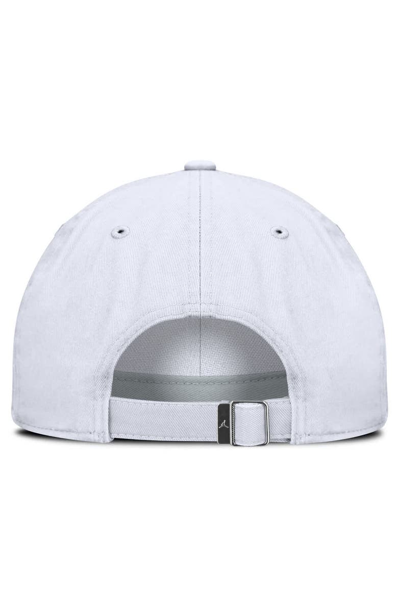 Jordan Brand Men's Jordan Brand White Oklahoma Sooners Core Club Mascot Wordmark Adjustable Hat, Alternate, color, White