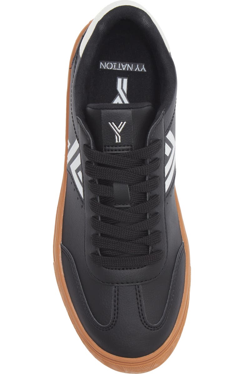 YY Nation Stratus Cactus Sneaker, Alternate, color, Black / White / Gum