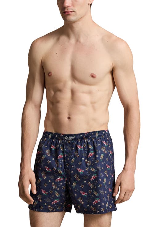 Polo Bear Printed Woven Boxers