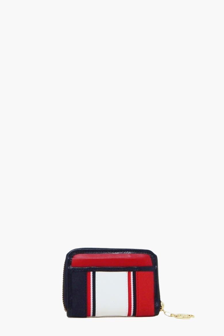 Nautical Card Holder 275, Alternate, color, Red / White / Navy