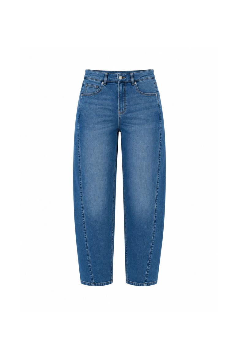 Mid-rise Baggy Jeans, Alternate, color, Mid Wash
