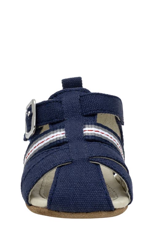 Shop Robeez ® Kids' Stuart Sandal In Navy