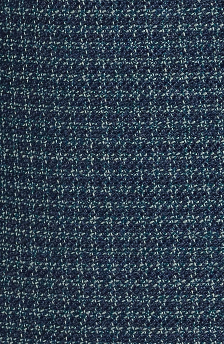 BOSS Hutson Slim Fit Micocheck Wool Blend Sport Coat, Alternate, color, Dark Blue