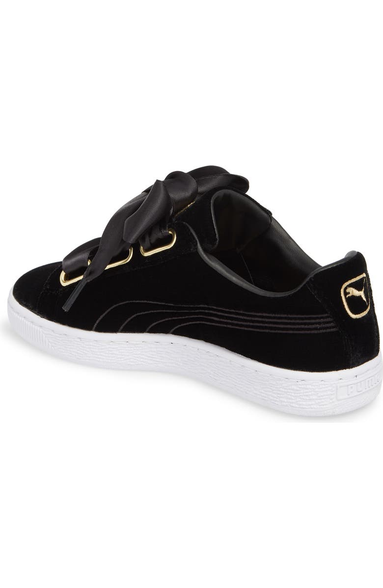 PUMA Basket Heart Hyper Embroidered Sneaker, Alternate, color,