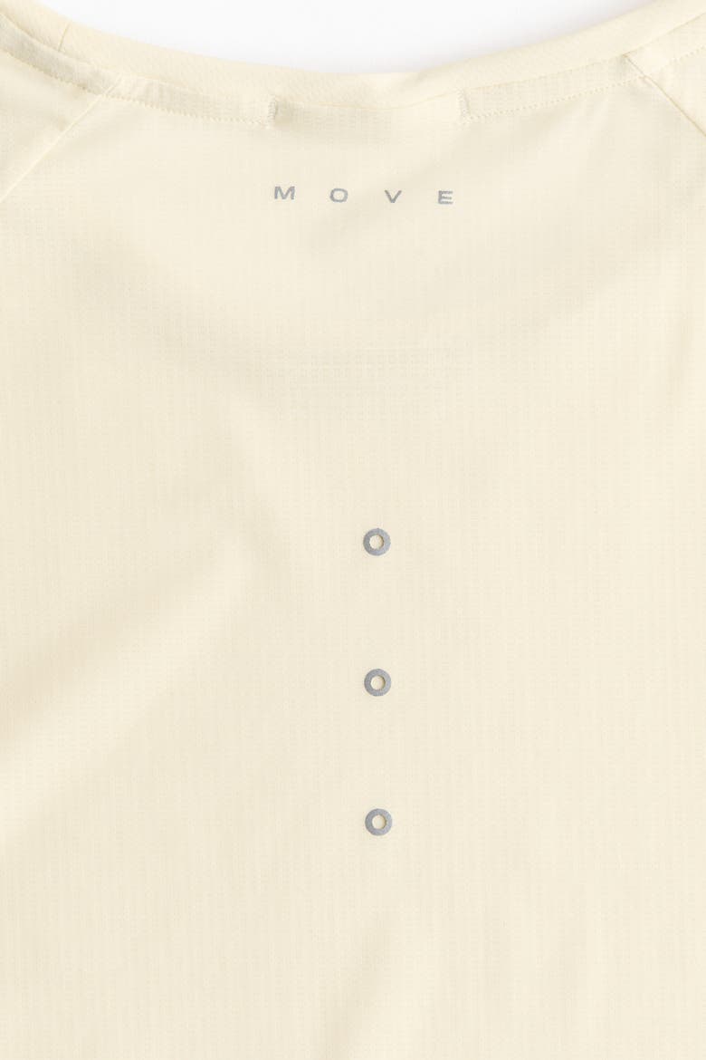 Regular Fit Running T-shirt With Drymove, Alternate, color, Butter yellow