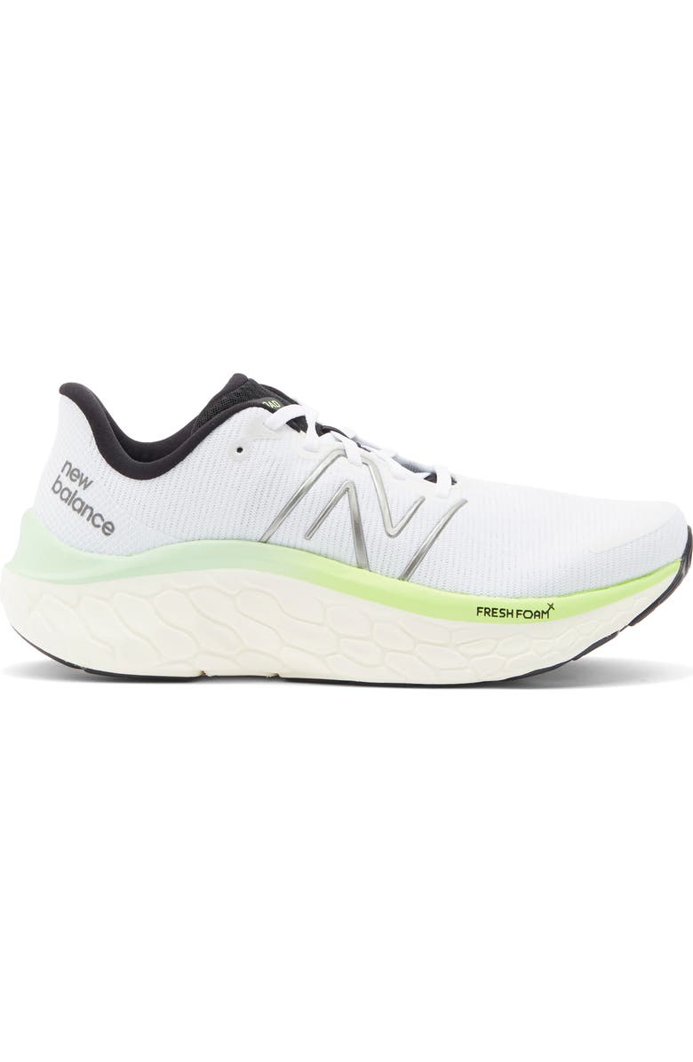 New Balance Fresh Foam X Kaiha Road Running Shoe, Alternate, color, White/ Mint Flash