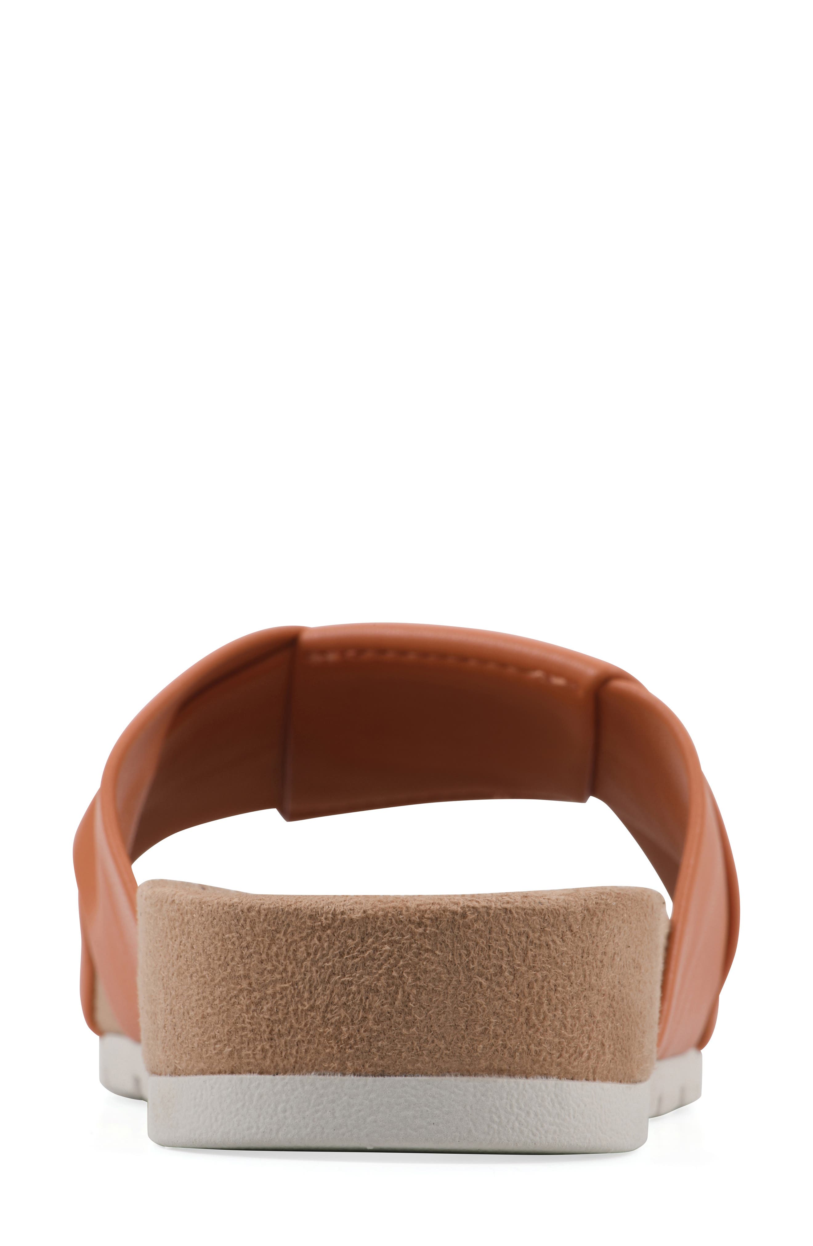 Tincie Slide Sandal, Alternate, color, ORANGE SMOOTH