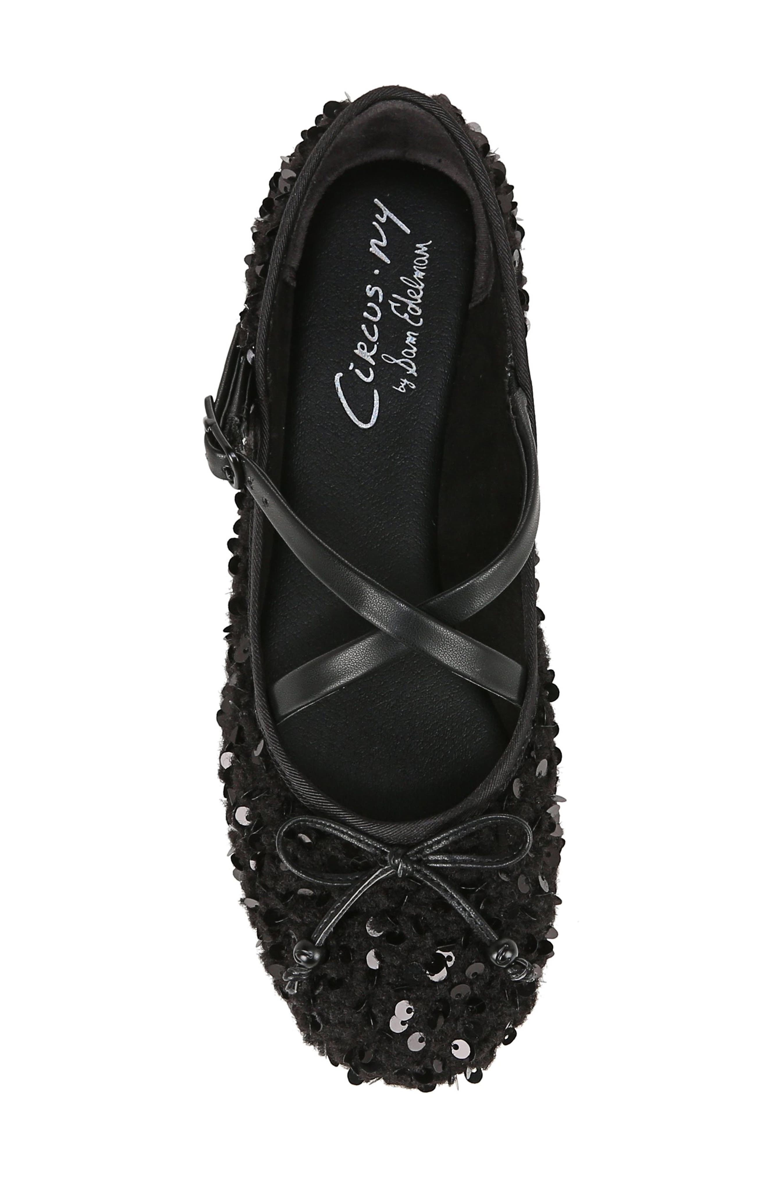 Circus NY by Sam Edelman Zuri Ballet Flat, Alternate, color, Black