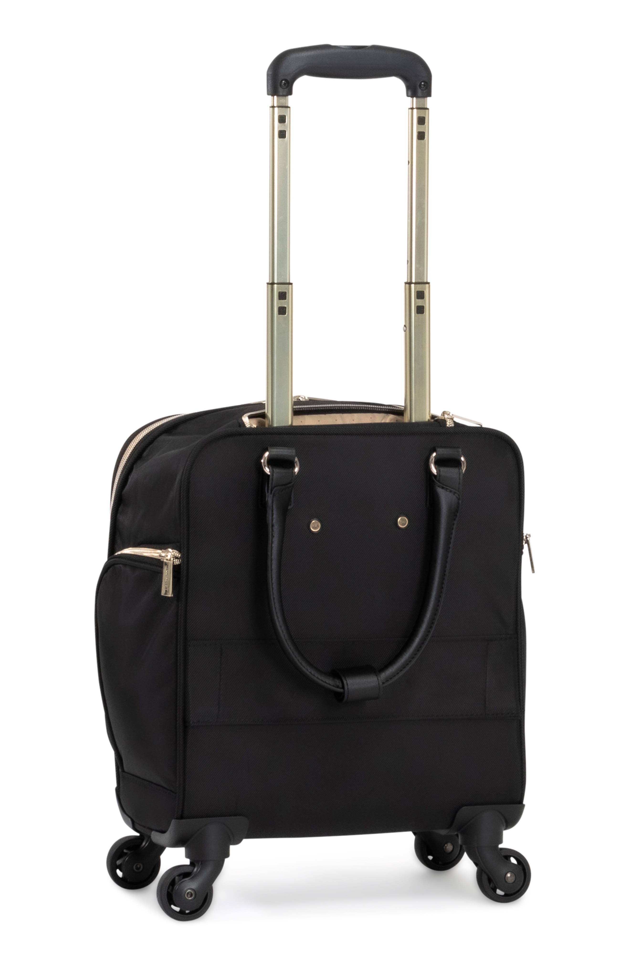 Kenneth Cole Chelsea Underseat Roller Luggage, Alternate, color, Black