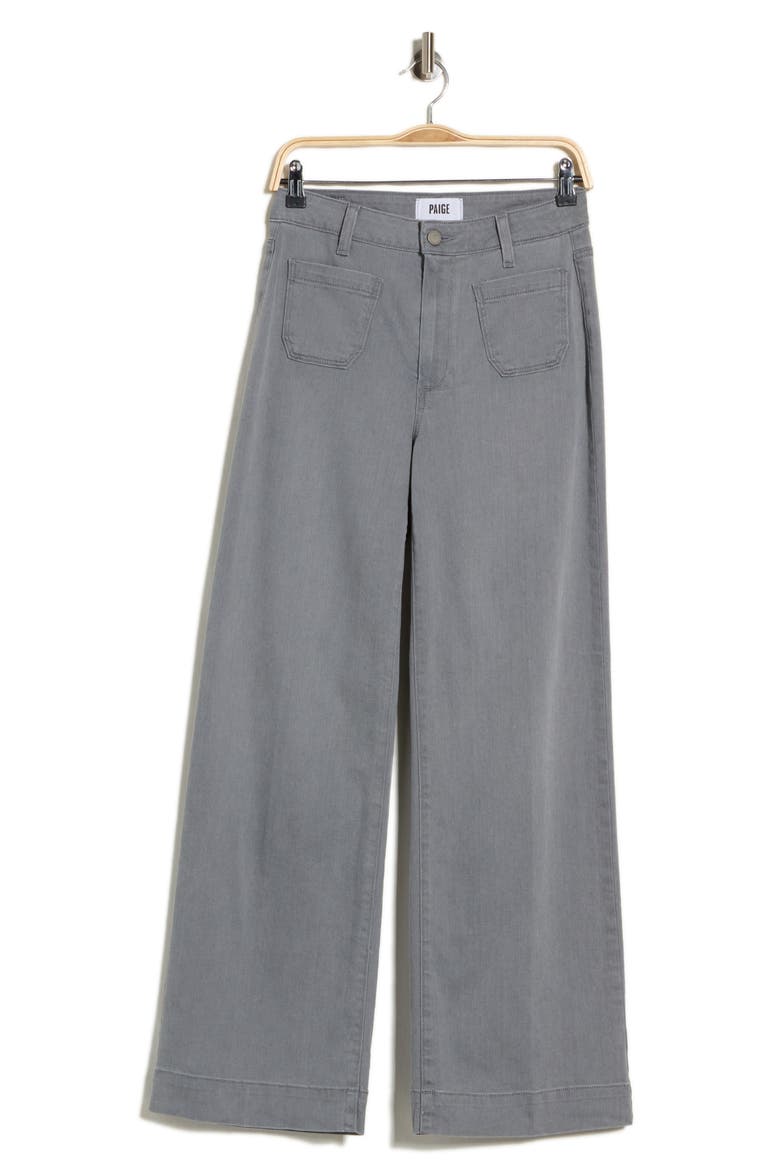Connie Patch Pocket Wide Leg Jeans, Main, color, DAZZLE GREY