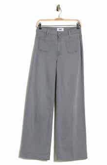 Connie Patch Pocket Wide Leg Jeans