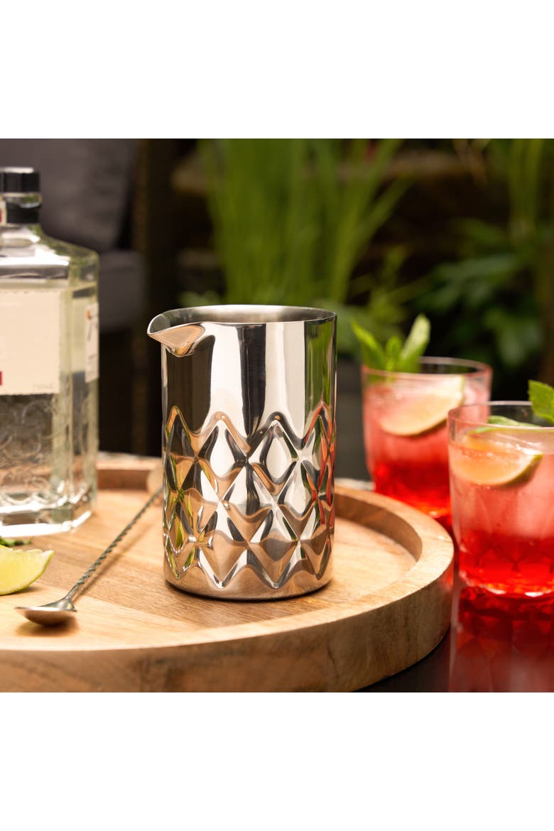 Admiral Double Walled Mixing Glass in in Stainless Steel, Alternate, color, Silver