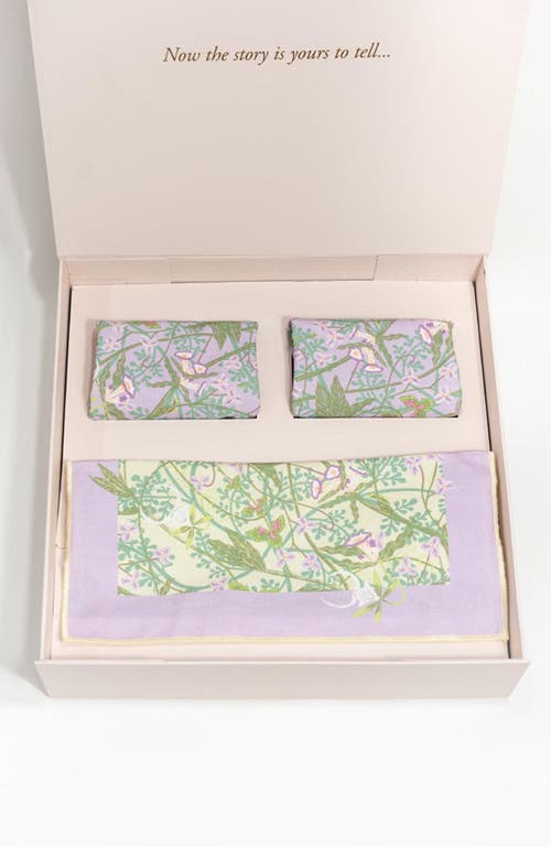 Bond & Grace Lovescape Table Linens Set In Purple