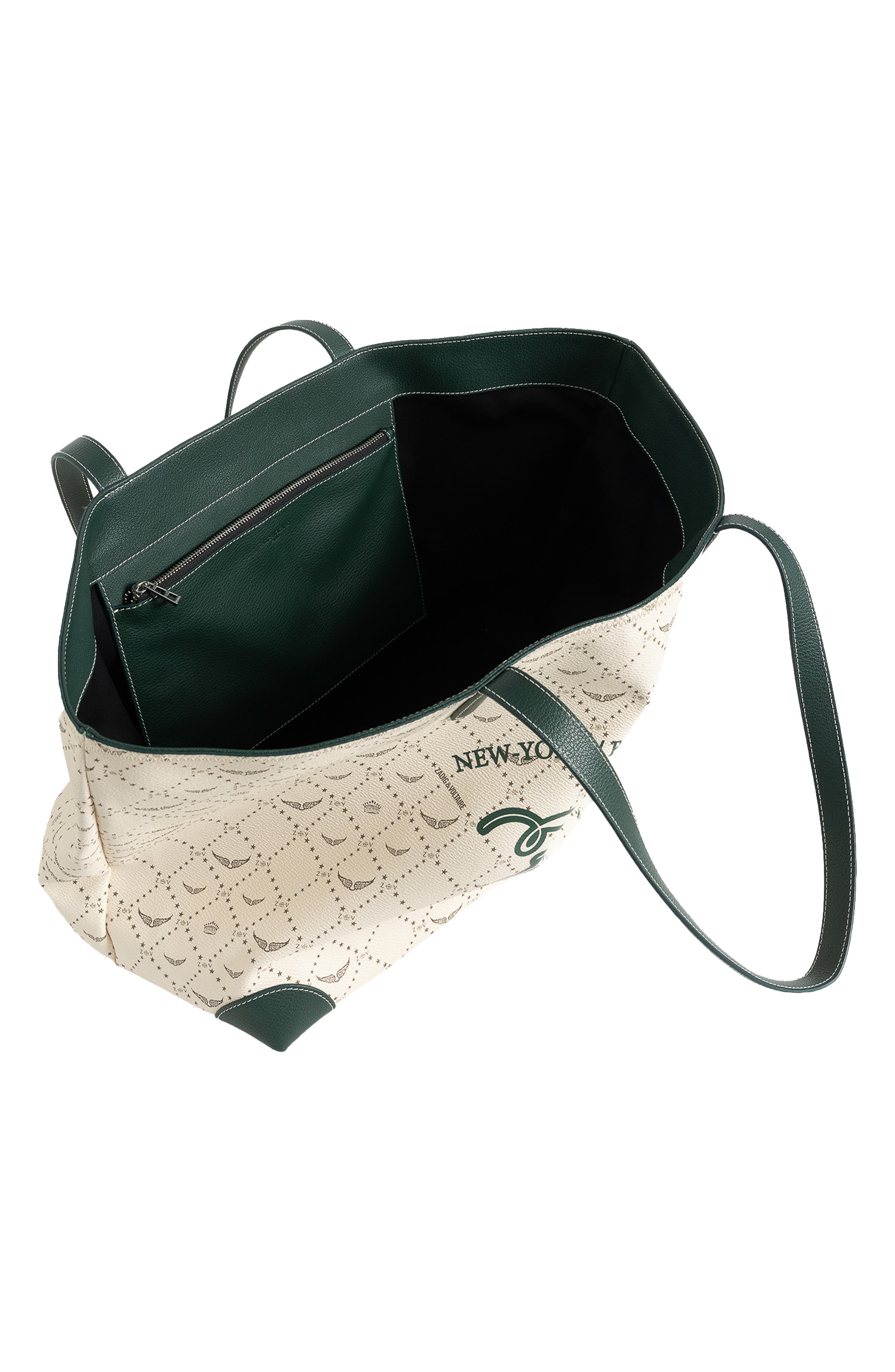 Z Shopper XL Monogram Faux Leather Tote, Alternate, color, FLASH