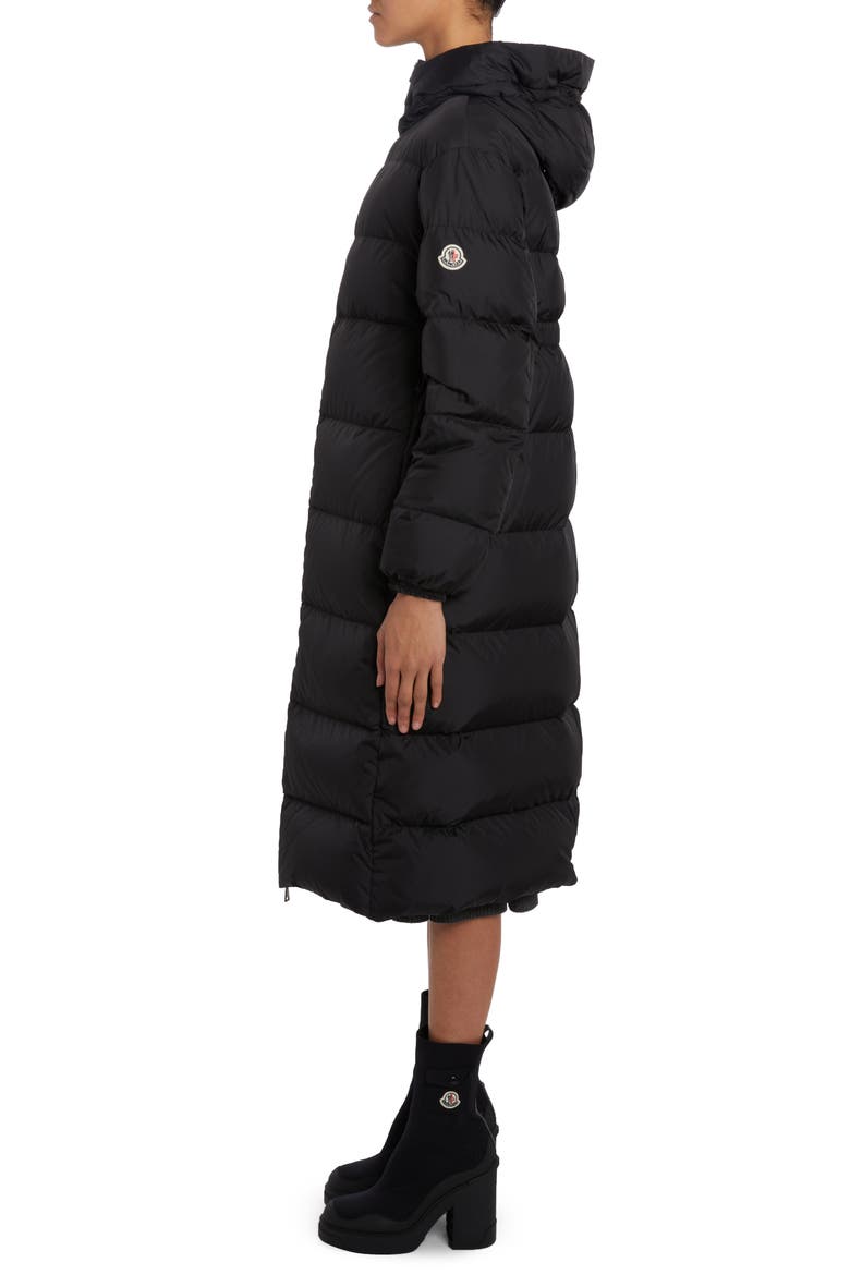Parnaiba Hooded Down Coat, Alternate, color, BLACK