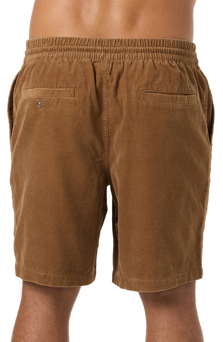 O'Neill OG Corduroy Drawstring Shorts, Alternate, color, Toffee