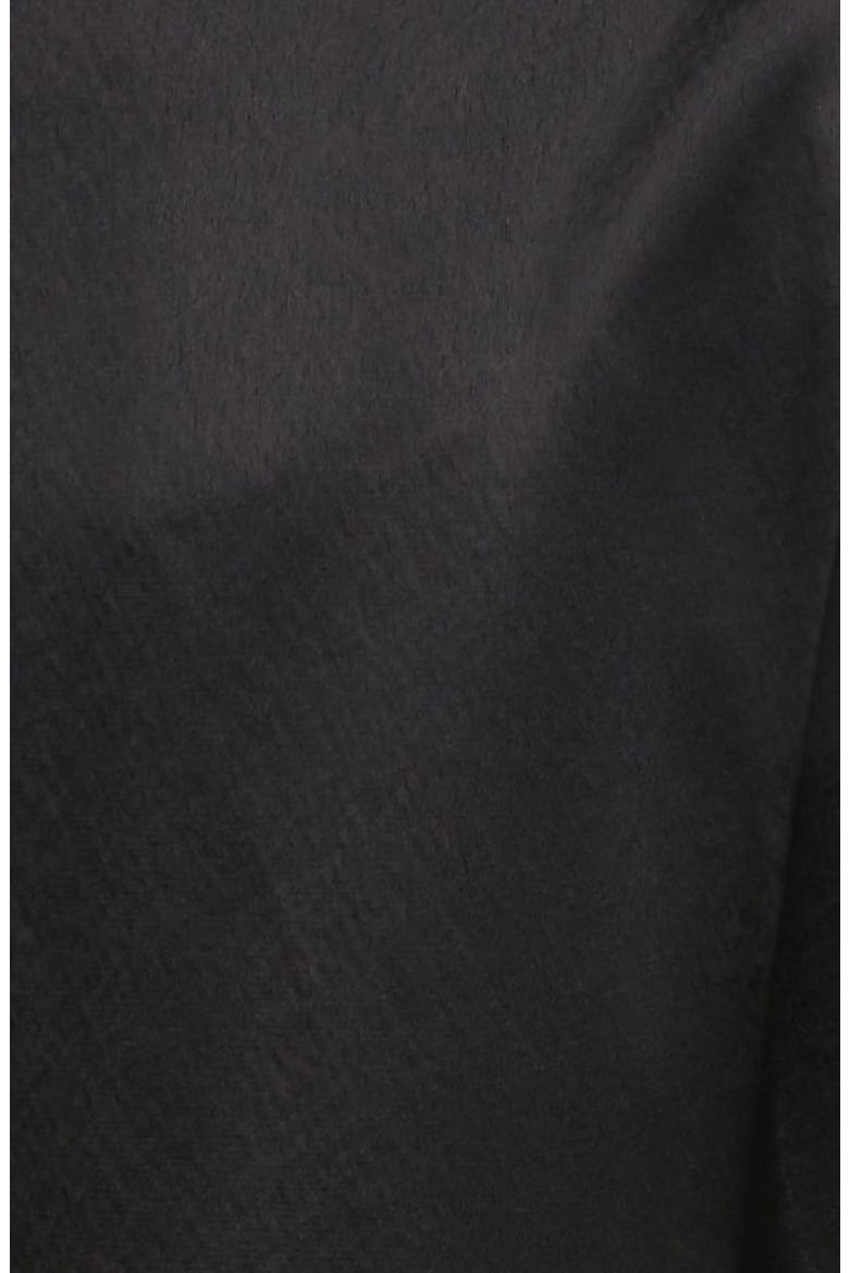 Khloe Satin Blazer, Alternate, color, BLACK