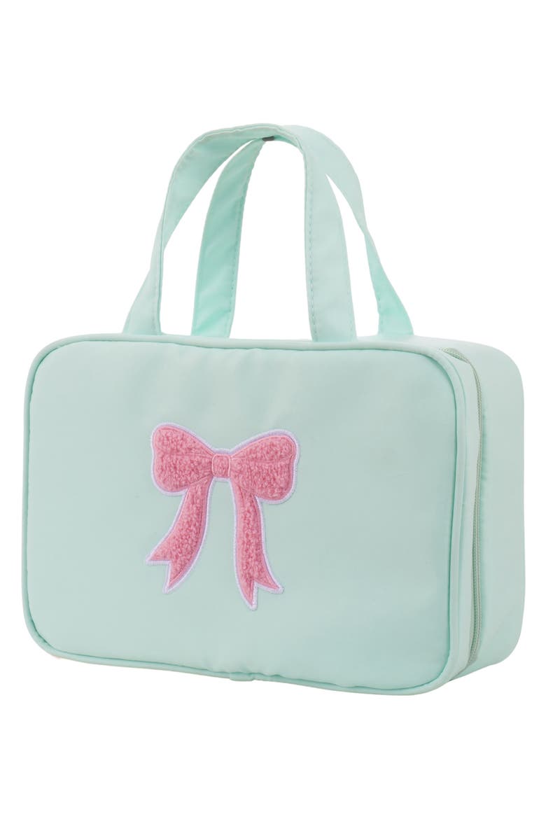 The Perfect Case: Bow Cosmetics Bag, Alternate, color, MINT GREEN