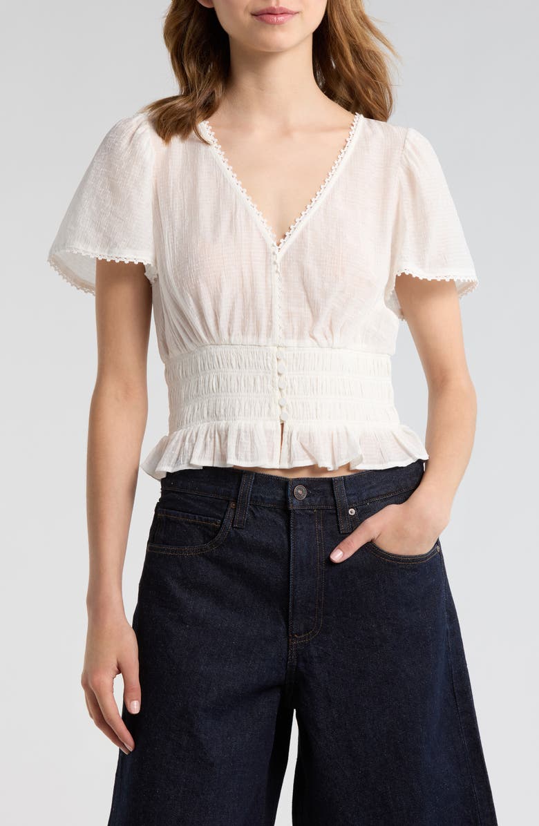 PAIGE Rive Top, Main, color, White