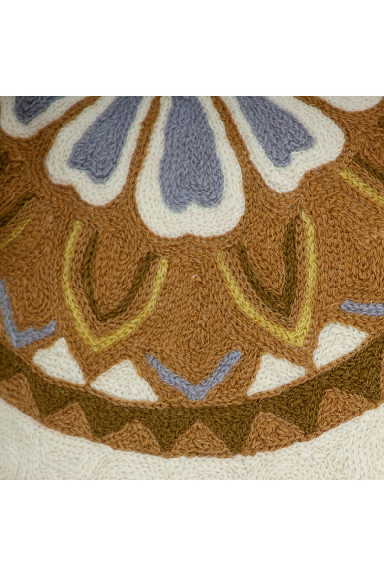 Klover Beige Throw Pillow, Alternate, color, BEIGE