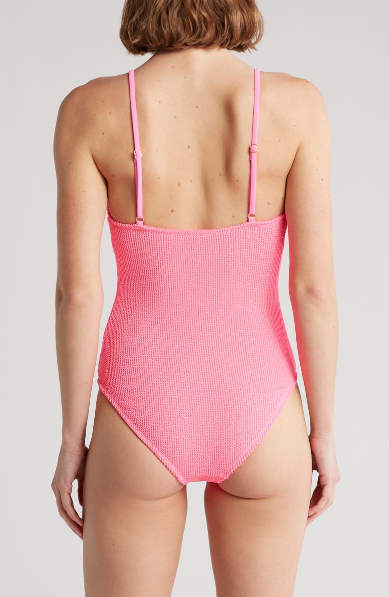 CYN AND LUCA Tamia Pucker One-Piece Swimsuit, Alternate, color, 
